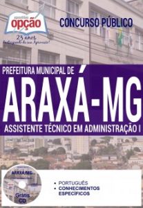 Baixar Apostila Concurso Araxá MG 2016: ASSISTENTE TÉCNICO EM ADMINISTRAÇÃO I pdf, epub, eBook