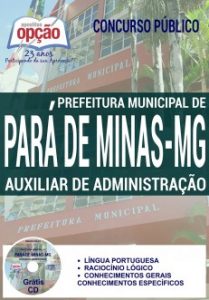 Baixar Apostila Concurso Prefeitura de Pará de Minas MG 2017: AUXILIAR DE ADMINISTRAÇÃO pdf, epub, eBook