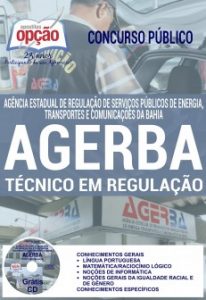 Baixar Apostila Concurso AGERBA 2017: TÉCNICO EM REGULAÇÃO pdf, epub, eBook