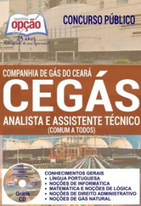Baixar Apostila Concurso CEGÁS 2017: ANALISTA E ASSISTENTE TÉCNICO (COMUM A TODOS) pdf, epub, eBook