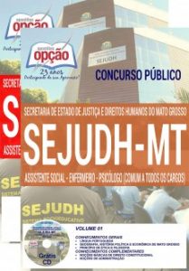 Baixar Apostila Concurso SEJUDH MT 2017: ASSISTENTE SOCIAL / ENFERMEIRO / PSICÓLOGO (COMUM A TODOS) pdf, epub, eBook