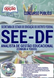 Baixar Apostila Concurso SEE DF 2017: ANALISTA DE GESTÃO EDUCACIONAL (COMUM A TODOS) pdf, epub, eBook