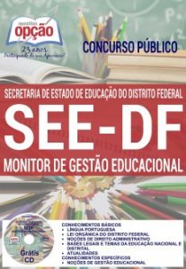 Baixar Apostila Concurso SEE DF 2017: MONITOR DE GESTÃO EDUCACIONAL pdf, epub, eBook