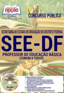 Baixar Apostila Concurso SEE DF 2017: PROFESSOR DE EDUCAÇÃO BÁSICA (COMUM A TODOS) pdf, epub, eBook
