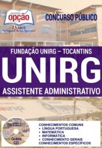 Baixar Apostila Concurso UNIRG 2017: ASSISTENTE ADMINISTRATIVO pdf, epub, eBook