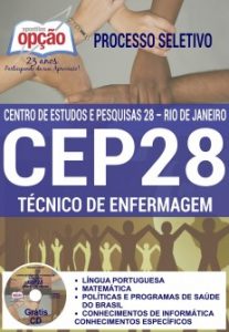 Baixar Apostila Processo Seletivo CEP 28 2017: TÉCNICO EM ENFERMAGEM pdf, epub, eBook