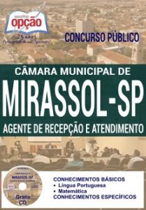 Baixar Apostila Concurso Câmara de Mirassol SP 2017: AGENTE DE RECEPÇÃO E ATENDIMENTO pdf, epub, eBook