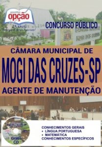 Baixar Apostila Concurso Câmara de Mogi das Cruzes SP 2017: AGENTE DE MANUTENÇÃO pdf, epub, eBook