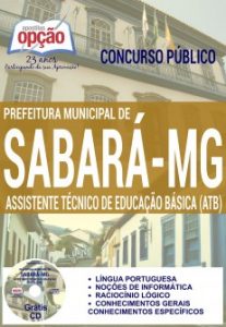 Baixar Apostila Concurso Prefeitura de Sabará MG 2017: ASSISTENTE TÉCNICO DE EDUCAÇÃO BÁSICA (ATB) pdf, epub, eBook