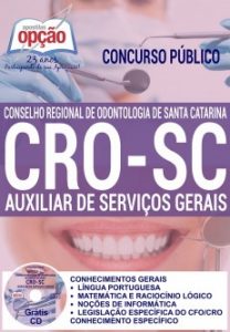 Baixar Apostila Concurso CRO SC 2016: AUXILIAR DE SERVIÇOS GERAIS pdf, epub, eBook