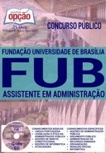 Baixar Apostila Concurso FUB 2016: ASSISTENTE EM ADMINISTRAÇÃO pdf, epub, eBook