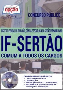 Baixar Apostila Concurso IF Sertão 2016: COMUM A TODOS OS CARGOS pdf, epub, eBook