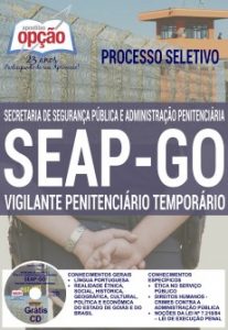 Baixar Apostila Processo Seletivo SEAP GO 2016: VIGILANTE PENITENCIÁRIO TEMPORÁRIO pdf, epub, eBook