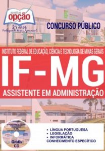 Baixar Apostila Concurso IFMG 2016: ASSISTENTE EM ADMINISTRAÇÃO pdf, epub, eBook
