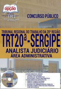Baixar Apostila Concurso TRT 20ª Região 2016: ANALISTA JUDICIÁRIO – ÁREA ADMINISTRATIVA pdf, epub, eBook