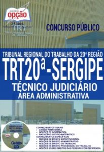Baixar Apostila Concurso TRT 20ª Região 2016: TÉCNICO JUDICIÁRIO – ÁREA ADMINISTRATIVA pdf, epub, eBook
