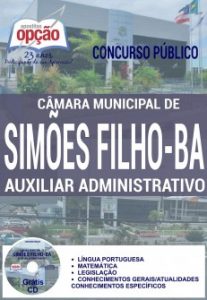 Baixar Apostila Concurso Câmara de Simões Filho BA 2016: AUXILIAR ADMINISTRATIVO pdf, epub, eBook