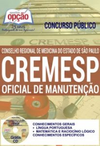 Baixar Apostila Concurso CREMESP 2016: OFICIAL DE MANUTENÇÃO pdf, epub, eBook