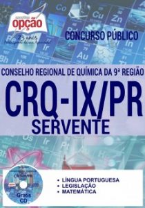 Baixar Apostila Concurso CRQ-IX PR 2016: SERVENTE pdf, epub, eBook