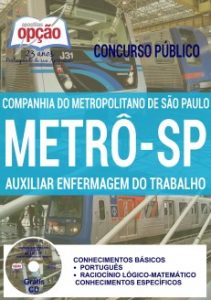 Baixar Apostila Concurso METRÔ SP 2016: AUXILIAR DE ENFERMAGEM DO TRABALHO pdf, epub, eBook