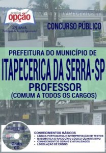Baixar Apostila Concurso Prefeitura de Itapecerica da Serra 2016: PROFESSOR (COMUM A TODOS OS CARGOS) pdf, epub, eBook