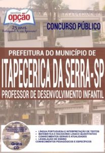 Baixar Apostila Concurso Prefeitura de Itapecerica da Serra 2016: PROFESSOR DE DESENVOLVIMENTO INFANTIL pdf, epub, eBook