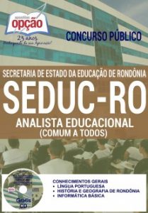 Baixar Apostila Concurso SEDUC RO 2016: ANALISTA EDUCACIONAL (COMUM A TODOS) pdf, epub, eBook