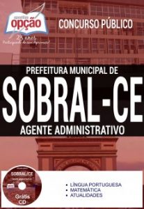 Baixar Apostila Concurso Sobral CE 2016: AGENTE ADMINISTRATIVO pdf, epub, eBook