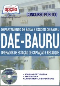 Baixar Apostila Concurso DAE Bauru 2016: OPERADOR DE ESTAÇÃO DE CAPTAÇÃO E RECALQUE pdf, epub, eBook
