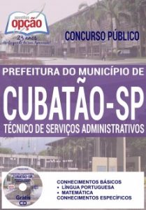 Baixar Apostila Concurso Prefeitura de Cubatão 2016: TÉCNICO DE SERVIÇOS ADMINISTRATIVOS pdf, epub, eBook