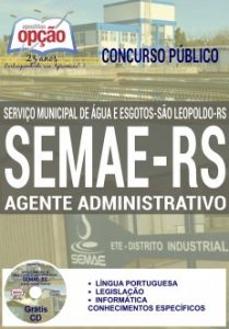 Baixar Apostila Concurso SEMAE RS 2016: AGENTE ADMINISTRATIVO pdf, epub, eBook