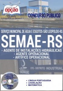 Baixar Apostila Concurso SEMAE RS 2016: AGENTE E ARTÍFICE OPERACIONAL E AGENTE DE INS. HIDRÁULICA pdf, epub, eBook