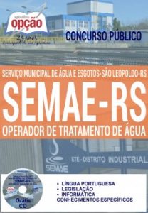 Baixar Apostila Concurso SEMAE RS 2016: OPERADOR DE TRATAMENTO DE ÁGUA pdf, epub, eBook