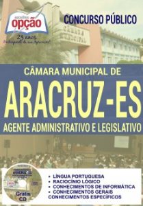 Baixar Apostila Concurso Câmara de Aracruz ES 2016: AGENTE ADMINISTRATIVO E LEGISLATIVO pdf, epub, eBook