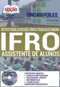 Baixar Apostila Concurso IFRO 2016: ASSISTENTE DE ALUNOS pdf, epub, eBook