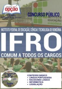 Baixar Apostila Concurso IFRO 2016: COMUM A TODOS OS CARGOS pdf, epub, eBook