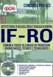 Baixar Apostila Concurso IFRO 2016: PROFESSOR DO ENSINO BÁSICO, TÉCNICO E TECNOLÓGICO pdf, epub, eBook