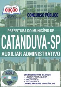 Baixar Apostila Concurso Prefeitura de Catanduva 2016: AUXILIAR ADMINISTRATIVO pdf, epub, eBook