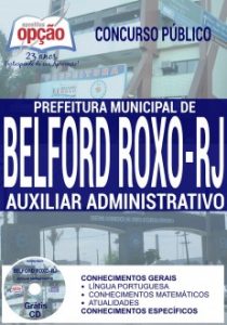 Baixar Apostila Concurso Prefeitura de Belford Roxo RJ 2016: AUXILIAR ADMINISTRATIVO pdf, epub, eBook