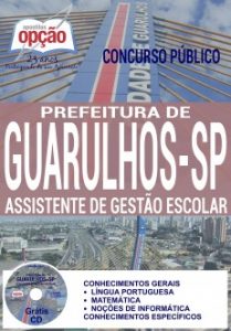Baixar Apostila Concurso Prefeitura de Guarulhos  SP 2016: ASSISTENTE DE GESTÃO ESCOLAR pdf, epub, eBook