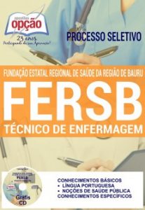 Baixar Apostila Processo Seletivo FERSB 2016: TÉCNICO DE ENFERMAGEM pdf, epub, eBook