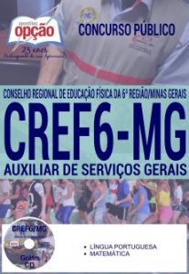 Baixar Apostila Concurso CREF 6ª Região 2016: AUXILIAR DE SERVIÇOS GERAIS pdf, epub, eBook