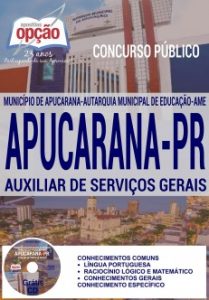 Baixar Apostila Concurso Apucarana PR 2016: AUXILIAR DE SERVIÇOS GERAIS pdf, epub, eBook