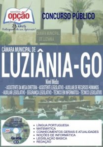 Baixar Apostila Concurso Câmara de Luziânia GO 2016: CARGOS DE NÍVEL MÉDIO pdf, epub, eBook