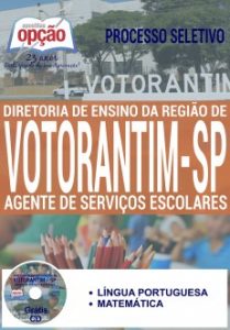Baixar Apostila Processo Seletivo Votorantim SP 2016: AGENTE DE SERVIÇOS ESCOLARES pdf, epub, eBook
