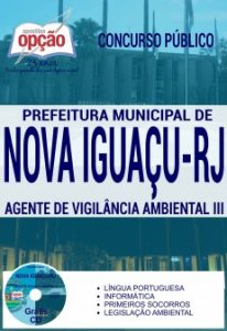 Baixar Apostila Concurso Nova Iguaçu  RJ 2016: AGENTE DE VIGILÂNCIA AMBIENTAL III pdf, epub, eBook
