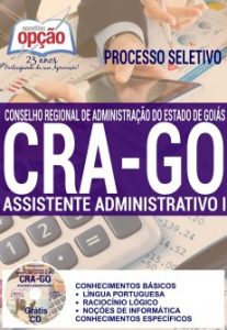 Baixar Apostila Processo Seletivo CRA GO 2016: ASSISTENTE ADMINISTRATIVO I pdf, epub, eBook