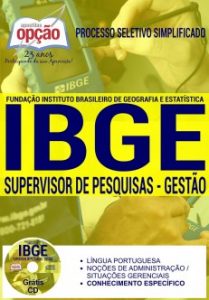 Baixar Apostila Processo Seletivo Simplificado IBGE 2016: SUPERVISOR DE PESQUISA – GESTÃO pdf, epub, eBook