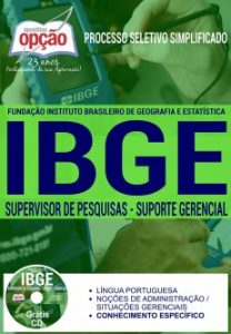 Baixar Apostila Processo Seletivo Simplificado IBGE 2016: SUPERVISOR DE PESQUISAS – SUPORTE GERENCIAL pdf, epub, eBook