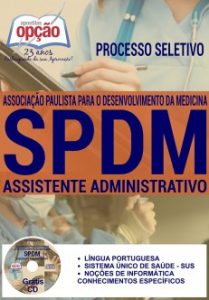 Baixar Apostila Processo Seletivo SPDM SC 2016: ASSISTENTE ADMINISTRATIVO pdf, epub, eBook